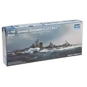Professionale TRUMPETER 1/700 German Zerstörer Z-37 1943
