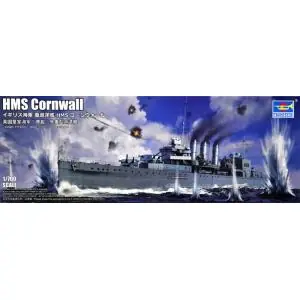 TRUMPETER 1/700 HMS Cornwall 1 700 Nuovo Arrivo