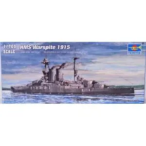 TRUMPETER 1/700 HMS Warspite 1915 Reso Gratuito