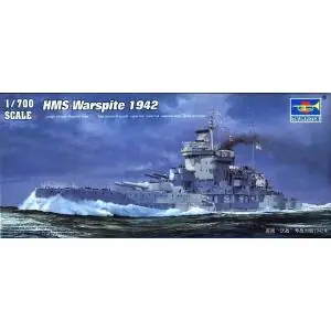 TRUMPETER 1/700 HMS Warspite 1942 Spedizione Espresso