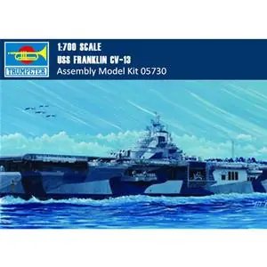 Scelto Dai Clienti TRUMPETER 1/700 USS FRANKLIN CV-13