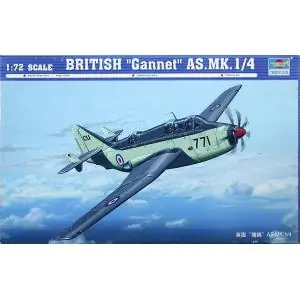 TRUMPETER 1/72 British "Gannet" AS.MK.1/4 Compra Oggi Stesso