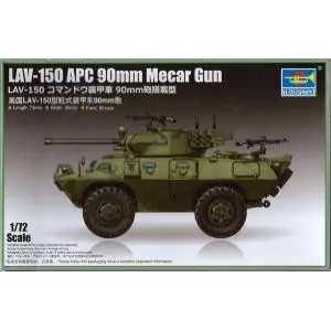 Più Venduto TRUMPETER 1/72 LAV-150 APC 90mm Mecar Gun