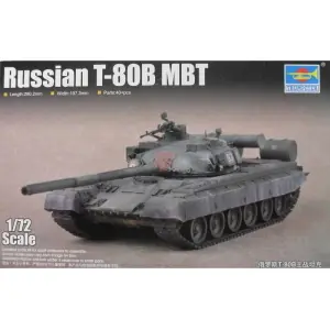 TRUMPETER 1/72 Russian T-80B MBT Ultima Occasione