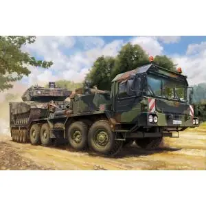 TRUMPETER 1/72 Slt-56 Tractor with 56t Semi Trailer Novità