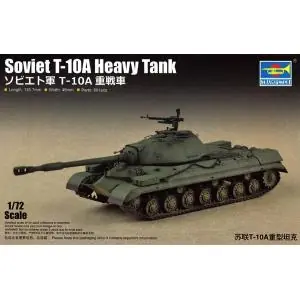 TRUMPETER 1/72 Soviet T-10A Heavy Tank Pagamento Sicuro