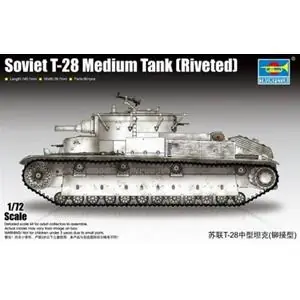 TRUMPETER 1/72 Soviet T-28 Medium Tank (Riveted) Più Venduto