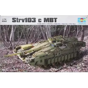 TRUMPETER 1/72 Swedish Strv.103C Main Battle Tank Offerta Speciale