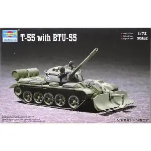 Offerta Speciale TRUMPETER 1/72 T-55 with BTU-55