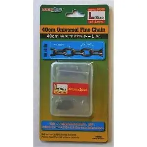 Spedizione Espresso TRUMPETER 40cm Universal Fine Chain L Size 1.4mm X 2.3mm