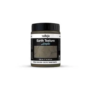 Vallejo Diorama Effects Earth Textures Dark Earth 200 ml Promo Stagionale