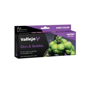 Vallejo Game Color 8 colors set Orcs & Goblins 18 ml Consegna Rapida