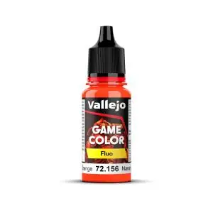 Vallejo Game Color Fluo Fluorescent Orange 18 ml Consegna Rapida