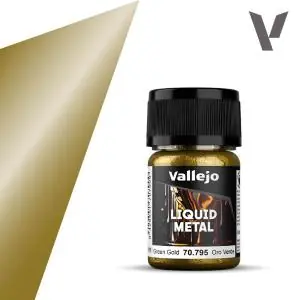 Vallejo Liquid Gold Alcohol-based metallics Green Gold 35 ml Affare