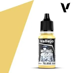 Vallejo Model Color Matt 023 - Ice Yellow 18 ml Popolare