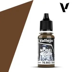 Vallejo Model Color Matt 151 - Flat Earth 18 ml Reso Gratuito