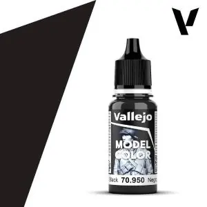 Ordina Subito Vallejo Model Color Matt 191 - Black 18 ml