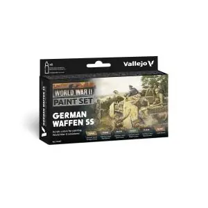 A Buon Prezzo Vallejo Model Color set German Waffen SS WWII, 6 colori da 18ml