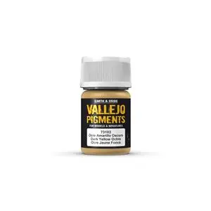 Promozione Vallejo Pigments Color Dark Yellow Ochre 35 ml