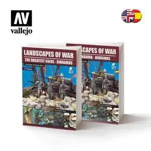 Vallejo Publications Book Book Landscapes of War Vol. 2 English Super Prezzo