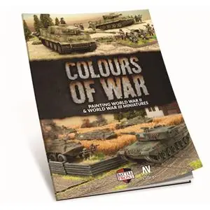 Pagamento Sicuro Vallejo Publications Book Colours of War - Painting WWII & WWIII miniatures English
