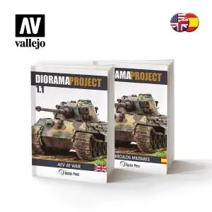 Promozione Esclusiva Vallejo Publications Book Diorama Project 1.1 AFV at War English