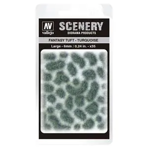 Vallejo Vallejo Scenery Scenery Fantasy Tuft - Turquoise (6 mm) L Saldi