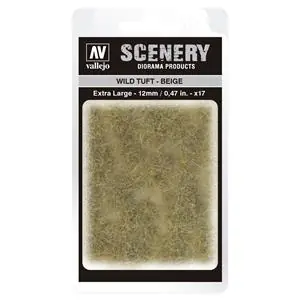 Vallejo Vallejo Scenery Scenery Wild Tuft - Beige (12 mm) XL Quantità Limitata