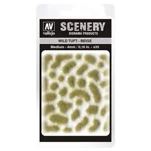 Vallejo Vallejo Scenery Scenery Wild Tuft - Beige (4 mm) M Offerta Lampo