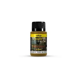 Vallejo Weathering Effects Engine Effects Oil Stains 40 ml Consegna Rapida