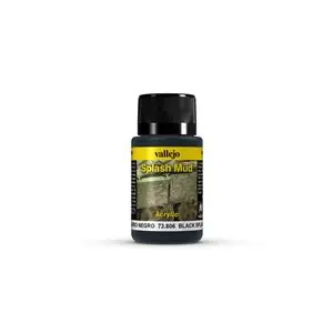 Scelto Dai Clienti Vallejo Weathering Effects Splash Mud Black Splash Mud 40 ml