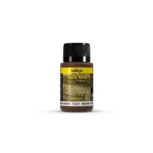 Vallejo Weathering Effects Thick Mud Brown Thick Mud 40 ml Must-Have