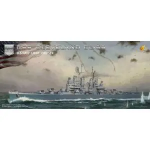 Non Perdere VERY FIRE 1 700; U.S. Navy Light Cruiser CL-55 USS CLEVELAND