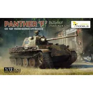 Occasione Imperdibile Vespid Models 1/72; Pz.Kpfw.V ‘Panther’Ausf.F (75mm Kw.K. L/70) Metal barrel + 3D print muzzle braker + Photo etched side shirts