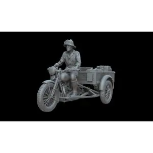 Promozione Esclusiva White Storck Miniat. 1 72 Mil. Motocarro Benelli M36 service Italian Army I