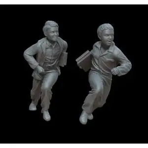 Subito Disponibile White Storck Miniatures 1 72 Running boys