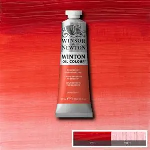 WINSOR & NEWTON OLIO WINTON 37ML - LACCA GERANIO PERMANENTE Nuova Collezione