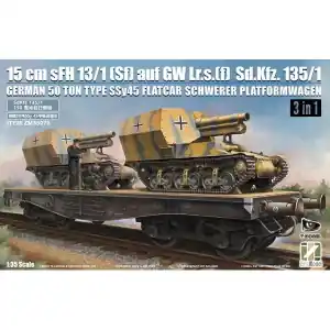 Miglior Prezzo ZIMI Model 1 35 15cm sFH 13/1 (Sf) auf Gw Lrs.(f ) w/SSy45 flatcar