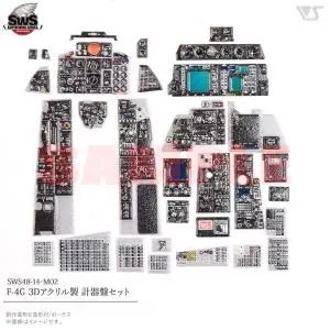 ZOUKEI-MURA 1/48; F-4G 3D Acrylic Instrument Panels Set Acquista Ora