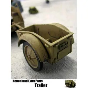 Ultima Occasione Zoukei-mura carrellino per Kettenkrad