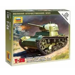 Nuova Collezione ZVEZDA 1 100 1 100 WWII Sov. T-26