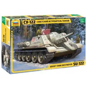 Offerta ZVEZDA 1 35 SU-122 Sowjetische Selbstfahhaubitze