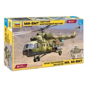 ZVEZDA 1 48 MIL MI-8MT Soviet Multipurpose Helicopter Nuova Collezione