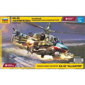 ZVEZDA 1 48 Russian Combat Helicopter Ka-52 "Alligator" Prezzo Basso