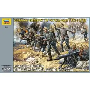 Prezzo Conveniente ZVEZDA 1 72 German Infantry of World War I 1914-1918
