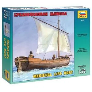 ZVEZDA 1 72 Medieval Life Boat Spedito Oggi
