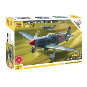 Reso Gratuito ZVEZDA 1 72 Yakolev YAK-9D Soviet Fighter