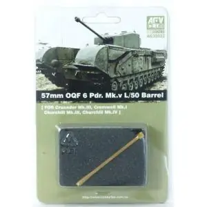 AFV Club 1 35 57mm OQF 6 pdr. Mk.v L/50 Barrel Vendita Finale