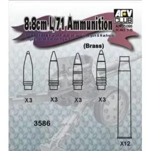 AFV Club 1 35 88mm L/ 71 Munition Professionale