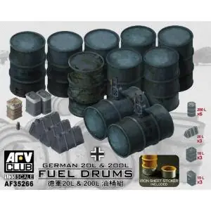 AFV Club 1 35 German Fuel Drums (200 & 20l) Bestseller